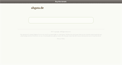 Desktop Screenshot of ahgata.de